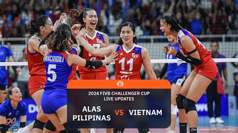 LIVE UPDATES: Alas Pilipinas vs Vietnam, 2024 FIVB .